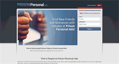 Desktop Screenshot of prisonpersonalads.com